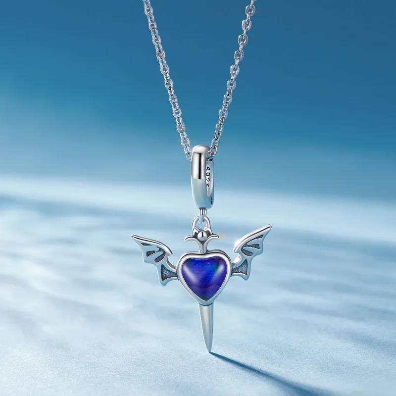 (bilde for) Pandora Style Angel Wings Dangle - SCC2559 - Vis 2