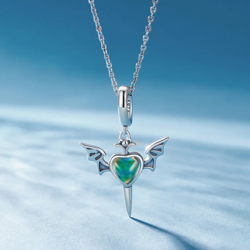 (bilde for) Pandora Style Angel Wings Dangle - SCC2559 - Vis 3