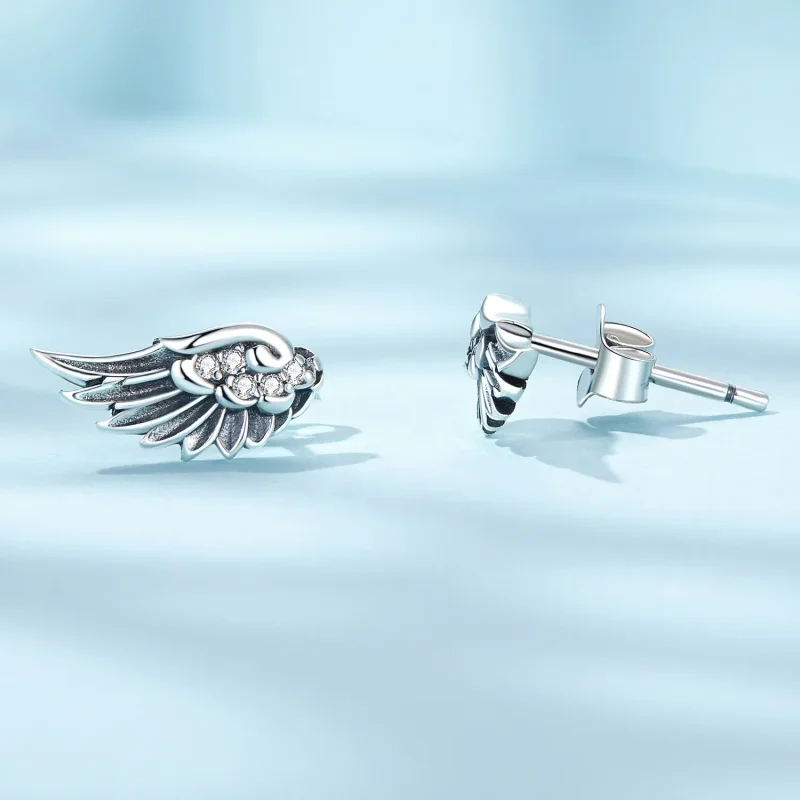 (bilde for) Pandora Style Angel Wings Studs øredobber - SCE1579 - Vis 3