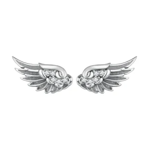 (bilde for) Pandora Style Angel Wings Studs øredobber - SCE1579