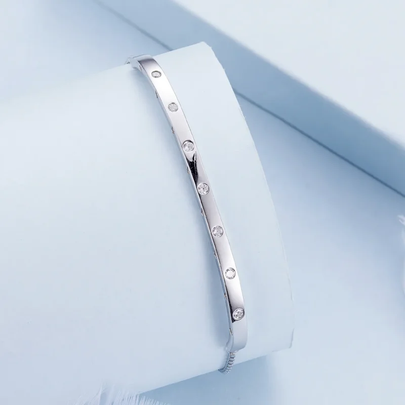 (bilde for) Pandora Style Armbånd Bangle - BSB145 - Vis 2