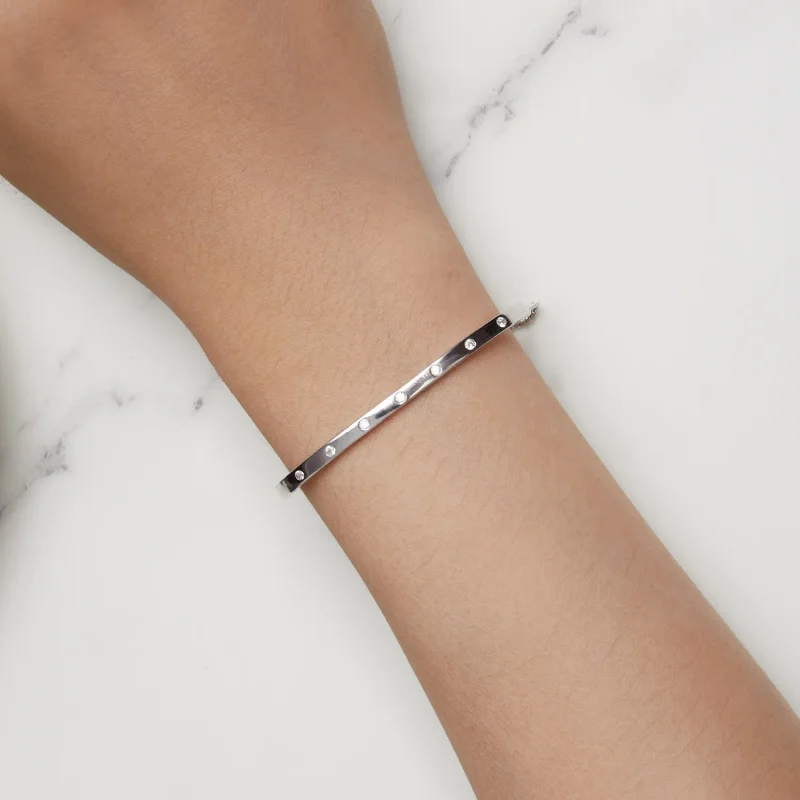 (bilde for) Pandora Style Armbånd Bangle - BSB145 - Vis 5