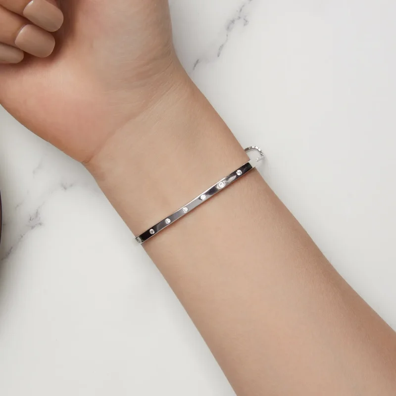 (bilde for) Pandora Style Armbånd Bangle - BSB145 - Vis 6