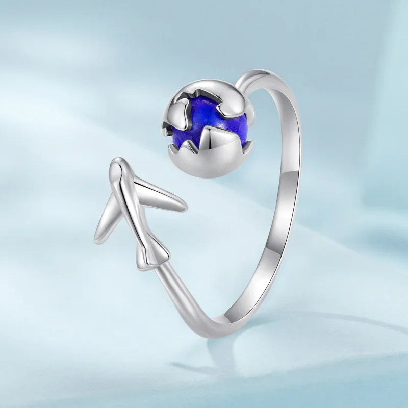 (bilde for) Pandora Style Around The World Open Ring - SCR959-E - Vis 2