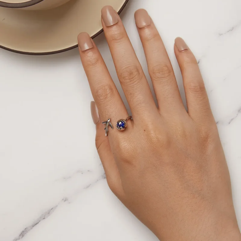 (bilde for) Pandora Style Around The World Open Ring - SCR959-E - Vis 5