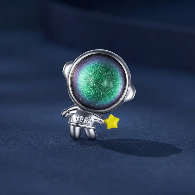 (bilde for) Pandora Style Astronaut Star Charm - BSC793 - Vis 2