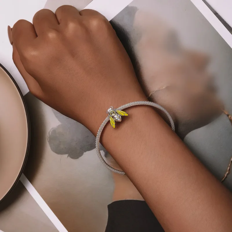 (bilde for) Pandora Style Bee Charm - SCC2599 - Vis 6