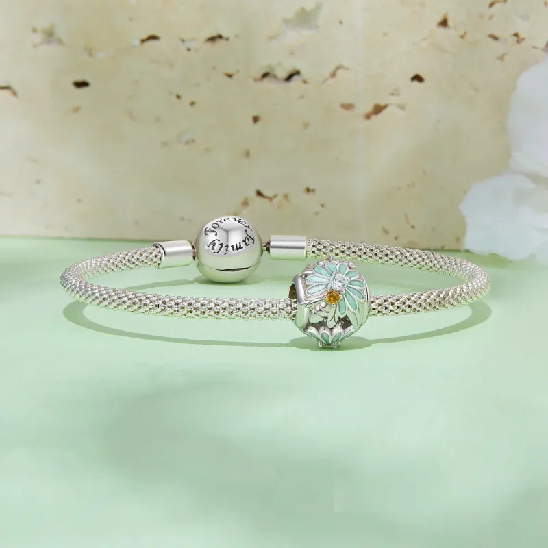 (bilde for) Pandora Style Bee Daisy Charm - BSC895 - Vis 5