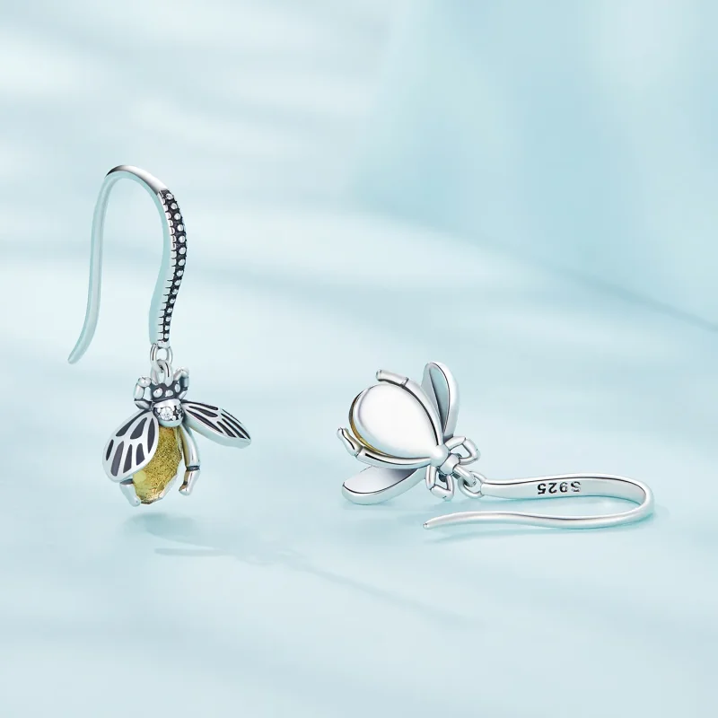 (bilde for) Pandora Style Bee Dangle øredobber - SCE1570 - Vis 3
