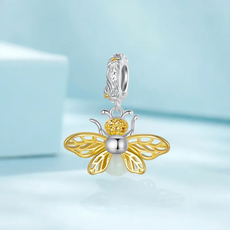 (bilde for) Pandora Style Bee Glow-In-The-Dark Dingle - SCC2616 - Vis 2