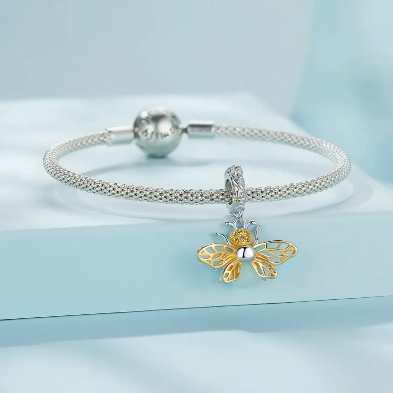 (bilde for) Pandora Style Bee Glow-In-The-Dark Dingle - SCC2616 - Vis 3