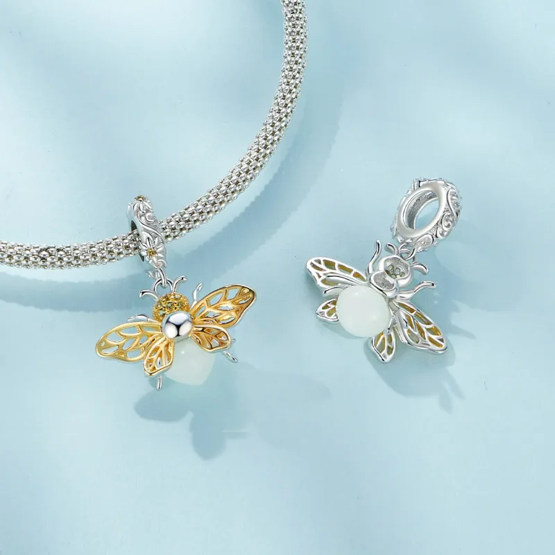(bilde for) Pandora Style Bee Glow-In-The-Dark Dingle - SCC2616 - Vis 4