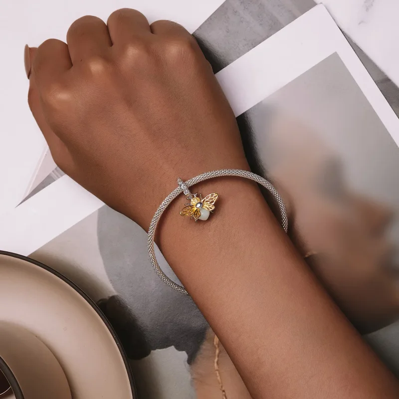 (bilde for) Pandora Style Bee Glow-In-The-Dark Dingle - SCC2616 - Vis 5