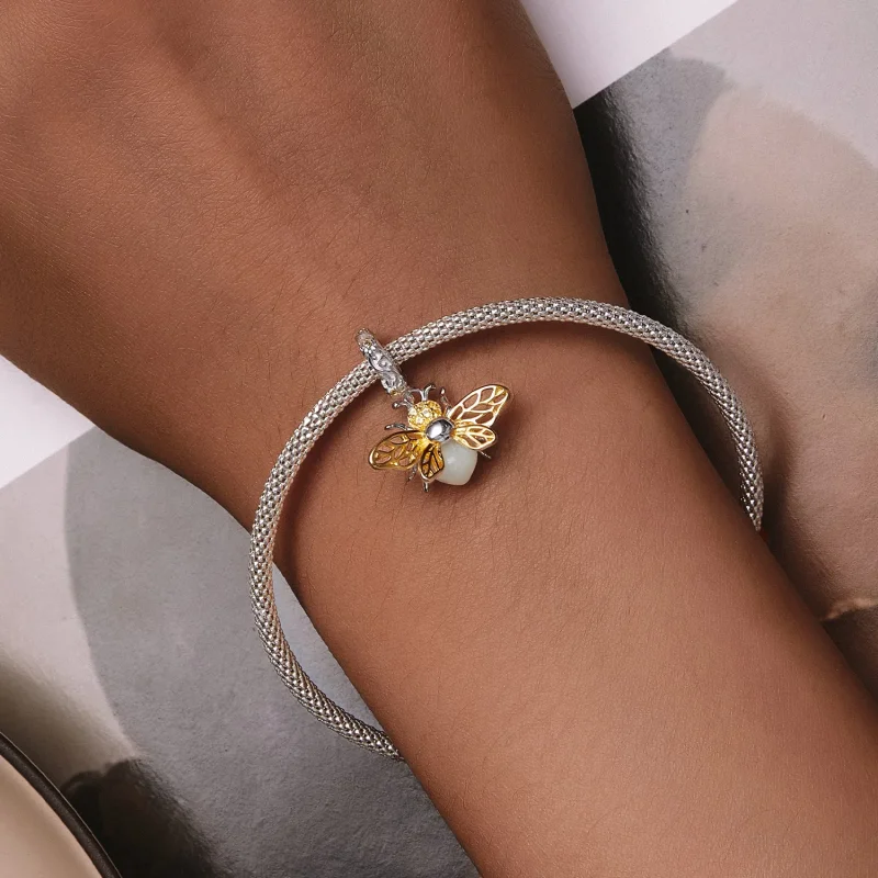 (bilde for) Pandora Style Bee Glow-In-The-Dark Dingle - SCC2616 - Vis 7