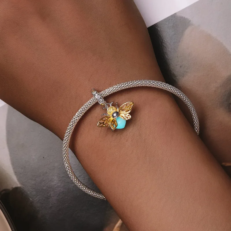 (bilde for) Pandora Style Bee Glow-In-The-Dark Dingle - SCC2616 - Vis 8