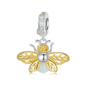 (bilde for) Pandora Style Bee Glow-In-The-Dark Dingle - SCC2616