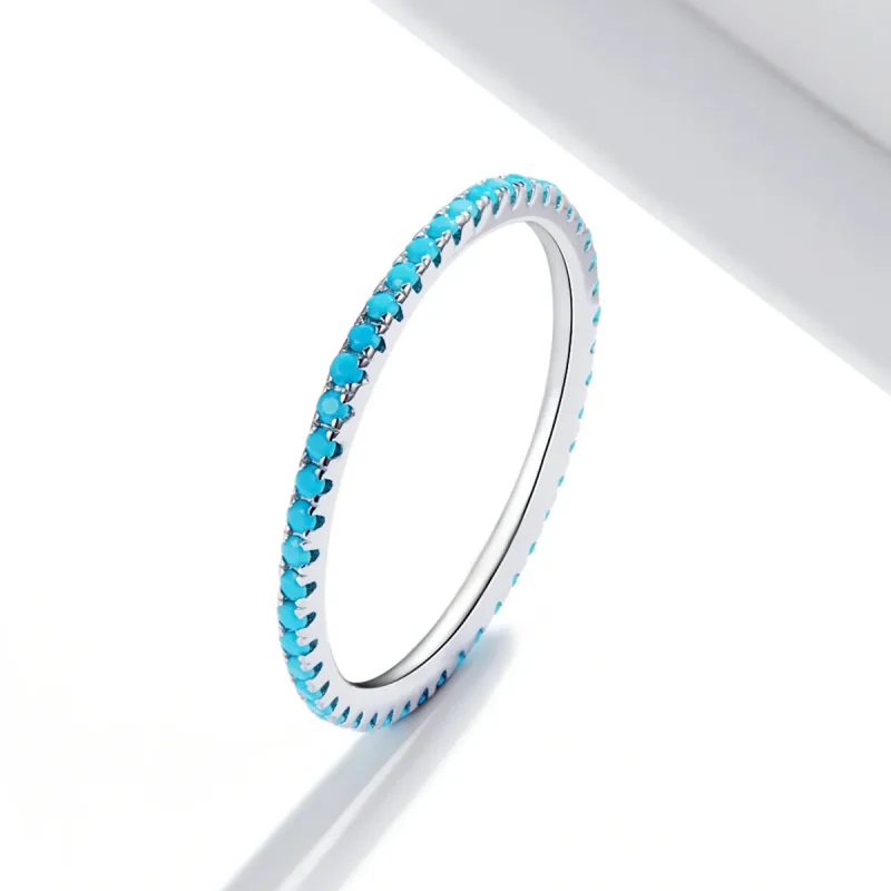 (bilde for) Pandora Style Blue Fashion Alv Ring - SCR066-BU - Vis 2