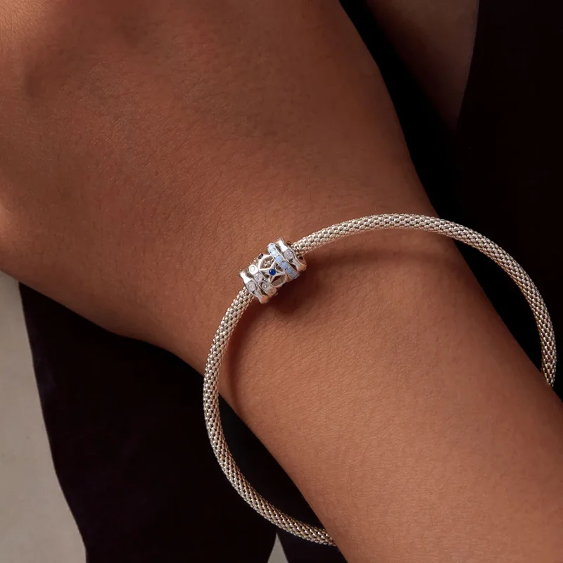 (bilde for) Pandora Style Blue Star Charm - BSC919 - Vis 7
