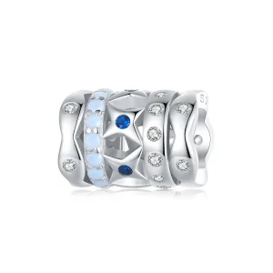 (bilde for) Pandora Style Blue Star Charm - BSC919