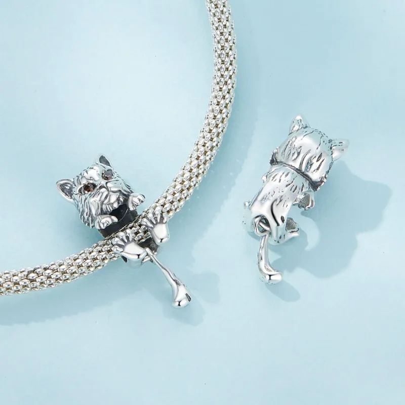 (bilde for) Pandora Style Bobcat Charm - SCC2633 - Vis 4