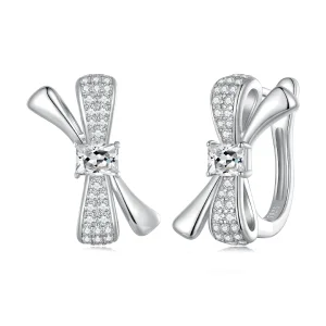 (bilde for) Pandora Style Bue Hoop øredobber - BSE810
