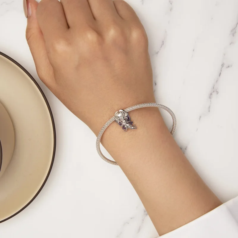 (bilde for) Pandora Style Butterfly Alf Charm - SCC2544 - Vis 6