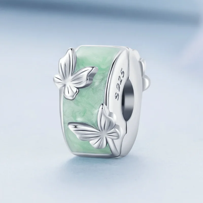 (bilde for) Pandora Style Butterfly Clip - BSC840 - Vis 2
