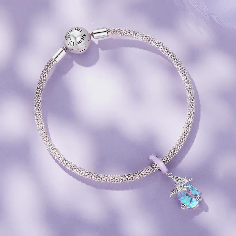 (bilde for) Pandora Style Butterfly Dingle - SCC2546 - Vis 3