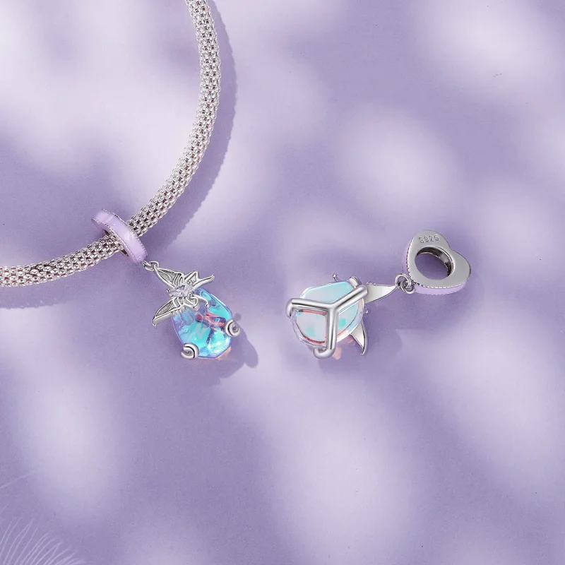 (bilde for) Pandora Style Butterfly Dingle - SCC2546 - Vis 4