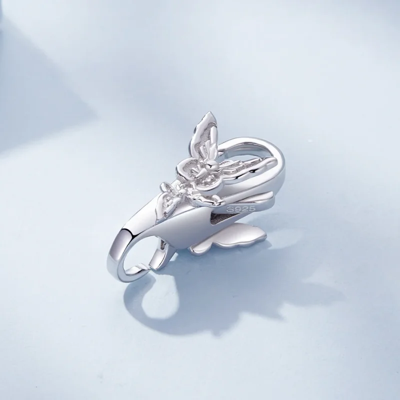(bilde for) Pandora Style Butterfly dobbel Hummerlås - BSP022 - Vis 3