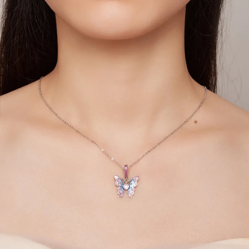 (bilde for) Pandora Style Butterfly Fairy Dingle - SCC2472 - Vis 6