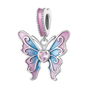 (bilde for) Pandora Style Butterfly Fairy Dingle - SCC2472