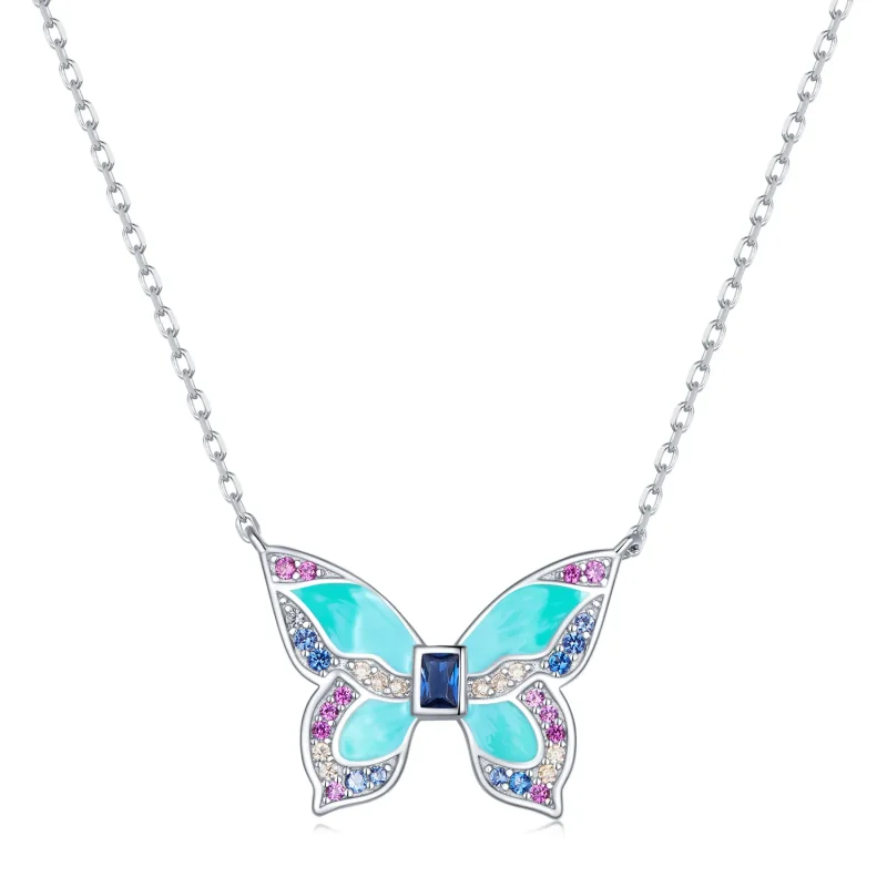 (bilde for) Pandora Style Butterfly Halskjede - BSN306 - Vis 3