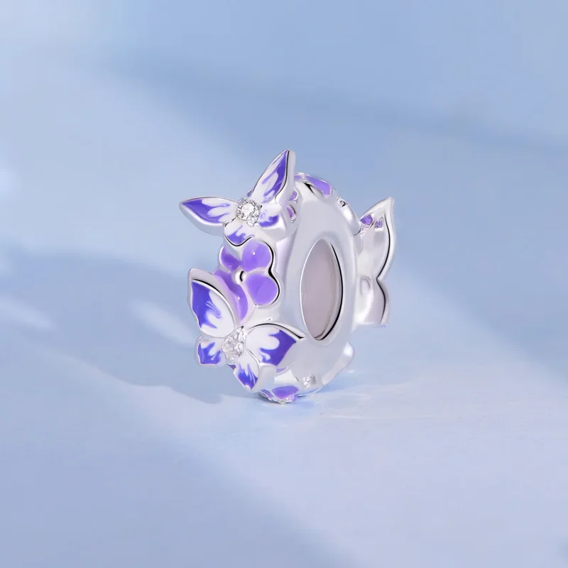 (bilde for) Pandora Style Butterfly Spacer - SCC2462 - Vis 2