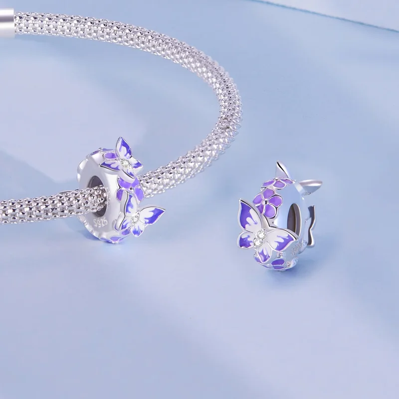 (bilde for) Pandora Style Butterfly Spacer - SCC2462 - Vis 4