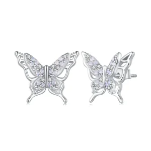 (bilde for) Pandora Style Butterfly Studs øredobber - BSE910
