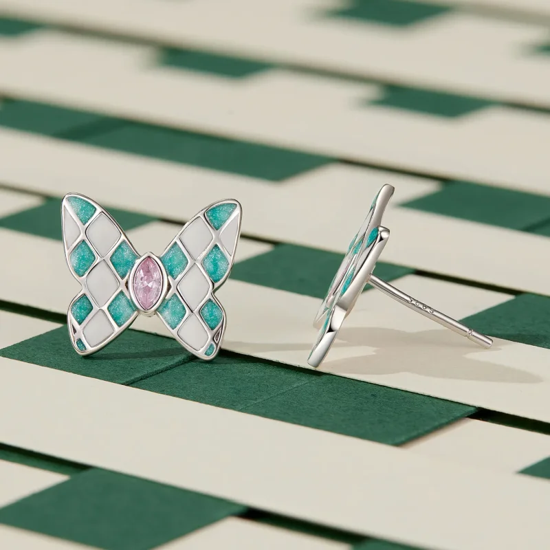 (bilde for) Pandora Style Butterfly Studs øredobber - SCE1610 - Vis 3