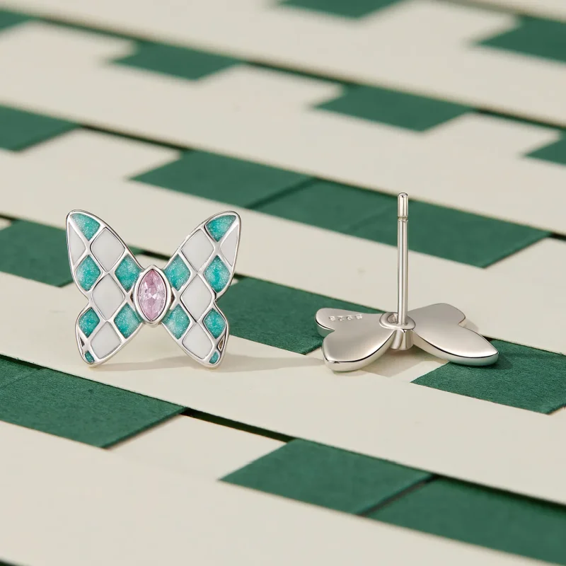 (bilde for) Pandora Style Butterfly Studs øredobber - SCE1610 - Vis 4