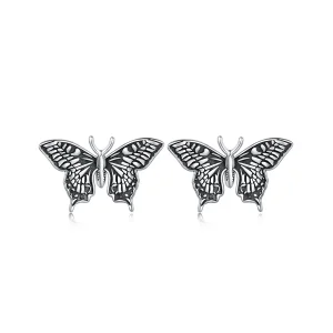 (bilde for) Pandora Style Butterfly Studs øredobber - SCE1637