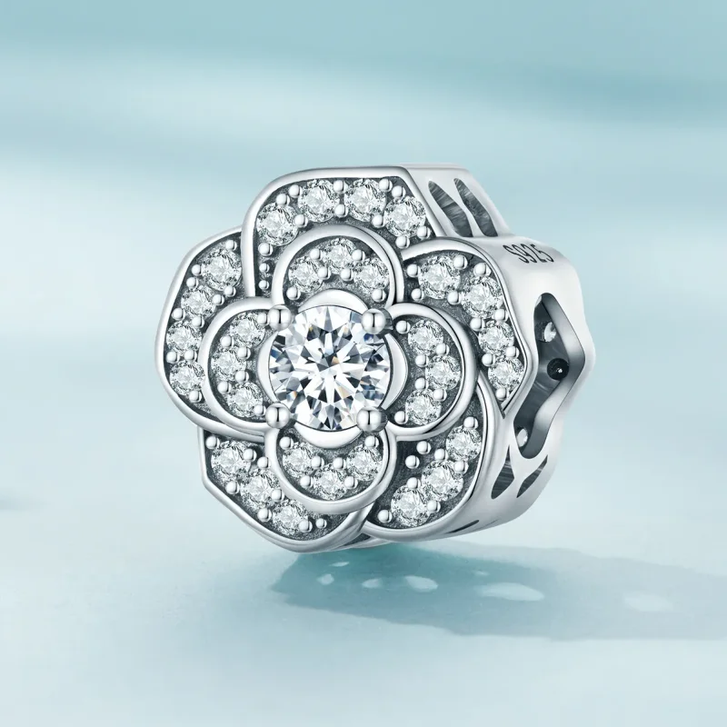 (bilde for) Pandora Style Camellia Charm - SCC2493 - Vis 2
