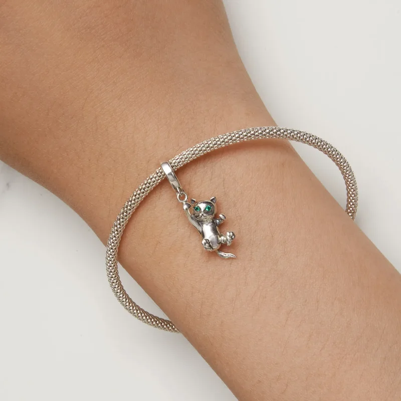 (bilde for) Pandora Style Cat Dingle - SCC2572 - Vis 8