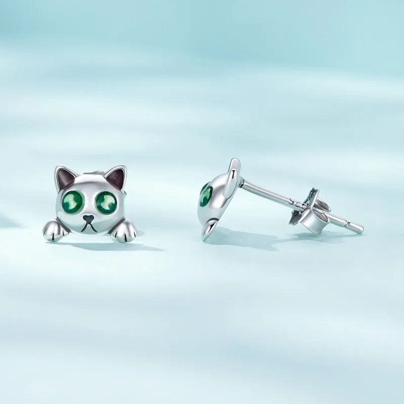 (bilde for) Pandora Style Cat Glow-In-The-Dark ørepynt - SCE1643 - Vis 4