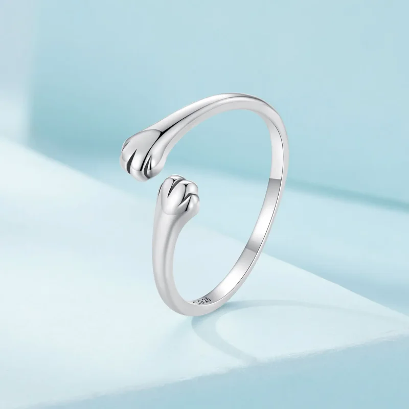 (bilde for) Pandora Style Cat Klem Ring - SCR961-E - Vis 2