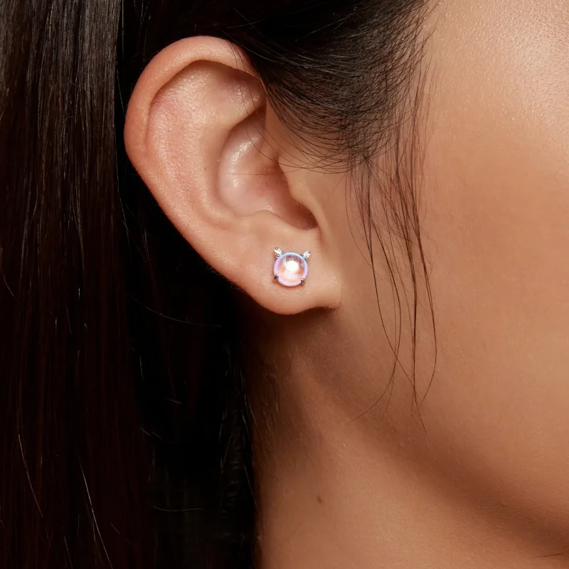 (bilde for) Pandora Style Cat Moonstone øredobber - SCE1622 - Vis 8
