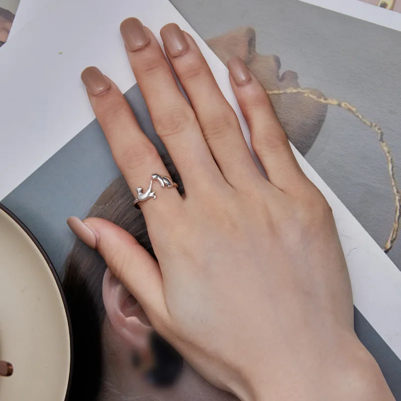 (bilde for) Pandora Style Cat Open Ring - SCR917 - Vis 7