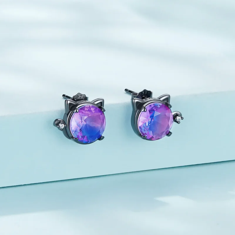 (bilde for) Pandora Style Cat Studs øredobber - SCE1568 - Vis 2