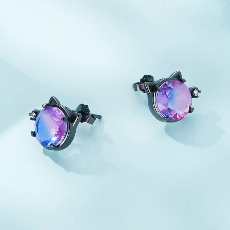 (bilde for) Pandora Style Cat Studs øredobber - SCE1568 - Vis 4