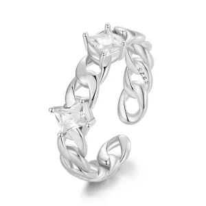 (bilde for) Pandora Style Chain Open Ring - SCR977-E