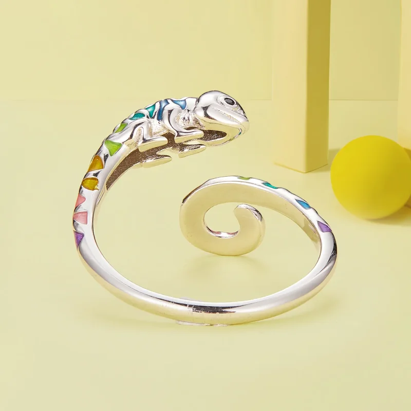 (bilde for) Pandora Style Chameleon Open Ring - BSR475-E - Vis 4