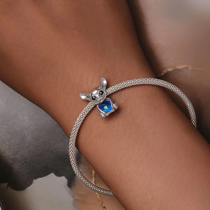 (bilde for) Pandora Style Chihuahua Charm - SCC2601 - Vis 10